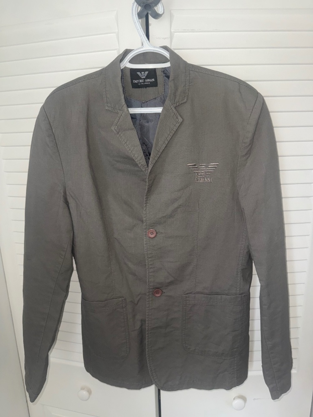 Emporio Armani jacket gray blazer size large